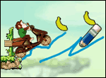 picking bananas