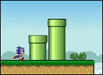 Sonic Lost In Mario World game